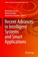 Recent Advances in Intelligent Systems and Smart Applications [1st ed.]
 9783030474102, 9783030474119