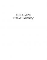 Reclaiming Female Agency: Feminist Art History after Postmodernism
 9780520938168, 9780520242524