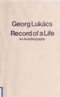 Record of a life. An autobiography
 0860910717
