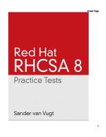Red Hat RHCSA 8 Practice Tests
 9780136552512