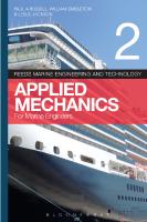 Reeds Marine Engineering and Technology Volume 2: Applied Mechanics for Marine Engineers
 9781472969842, 9781472987549, 9781472910585