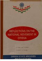 Reflections on the national movement in Orissa.