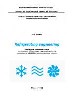 Refrigerating engineering