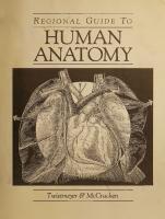 Regional guide to human anatomy
 0812111036