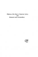 Relation of the State to Industrial Action and Economics and Jurisprudence: Two Essays
 9780231889445