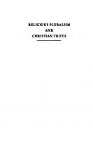 Religious pluralism and christian truth
 9781498281454, 1498281451