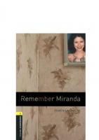Remember Miranda
 0194229548, 9780194229548