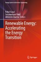 Renewable Energy: Accelerating the Energy Transition (Energy Systems in Electrical Engineering) [1st ed. 2024]
 9819961157, 9789819961153
