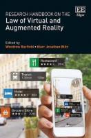 Research Handbook On The Law Of Virtual And Augmented Reality
 1786438585,  9781786438584