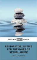 Restorative Justice for Survivors of Sexual Abuse
 9781447357957