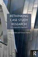 Rethinking Case Study Research: A Comparative Approach
 9781138939516, 9781138939523, 9781315674889