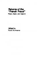 Returns of the French Freud : Freud, Lacan, and Beyond
 9781306222945, 130622294X, 9781315811468