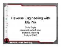 Reverse Engineering with Ida Pro