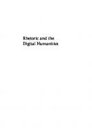 Rhetoric and the Digital Humanities
 9780226176727