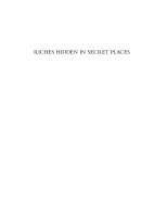 Riches Hidden in Secret Places: Ancient Near Eastern Studies in Memory of Thorkild Jacobsen
 9781575065335