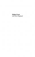 Robert Frost and New England: The Poet As Regionalist
 9781400869749