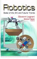 Robotics: State of the Art and Future Trends : State of the Art and Future Trends [1 ed.]
 9781621004783, 9781621004035