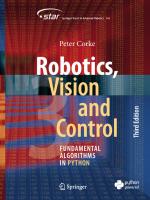 Robotics, Vision and Control: Fundamental Algorithms in Python, 3rd Edition [146, 3 ed.]
 9783031064685, 9783031064692