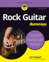 Rock Guitar For Dummies
 9781394159192, 9781394159208, 9781394159215, 1394159196