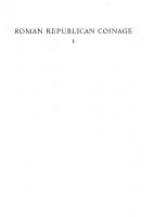 Roman Republican coinage, Vol. 2
 9780521074926, 9780511096631, 9781108718837