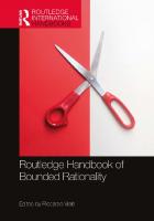Routledge Handbook of Bounded Rationality
 1138999385, 9781138999381