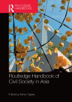 Routledge Handbook of Civil Society in Asia
 9781138655959, 9781315100852