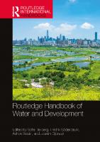 Routledge Handbook of Water and Development (Routledge International Handbooks) [1 ed.]
 0367558769, 9780367558765, 9780367558772, 9781003095545