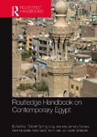 Routledge Handbook on Contemporary Egypt
 2020039864, 2020039865, 9780367179014, 9780367694395, 9780429058370