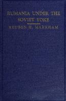 Rumania under the Soviet yoke ( 1949 ) dedicated to Iuliu Maniu