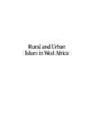 Rural and Urban Islam in West Africa
 9781685855826