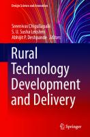 Rural Technology Development and Delivery (Design Science and Innovation) [1st ed. 2023]
 9789811923111, 9789811923128, 9811923116