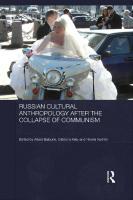 Russian Cultural Anthropology after the Collapse of Communism
 041569504X, 9780415695046