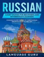 Russian short stories for beginners and intermediate learners