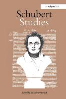 Schubert Studies [Reprint ed.]
 1859282539, 9781859282533