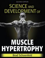 Science and development of muscle hypertrophy [Second edition.]
 9781492597681, 1492597686, 9781492597704, 1492597708