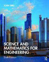 Science and Mathematics for Engineering
 9780429537295, 0429537298