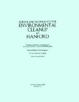 Science and Technology for Environmental Cleanup at Hanford
 0309565618,  9780309565615