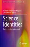 Science Identities: Theory, method and research
 3031176413, 9783031176418