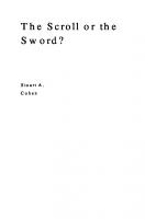 Scroll or the sword? : dilemmas or religion and military service in Israel
 9781315078854, 1315078856, 9789057020834, 9057020831