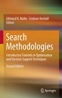 Search Methodologies: Introductory Tutorials in Optimization and Decision Support Techniques [2 ed.]
 9781461469407, 1461469406