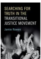 Searching for Truth in the Transitional Justice Movement
 9781107519695