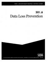 SEC501.6: Data Loss Prevention [A12_02 ed.]