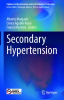Secondary Hypertension [1st ed.]
 9783030455613, 9783030455620