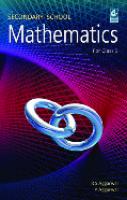 Secondary School Mathematics for Class 9 (Secondary School Mathematics for Class 9) [Paperback ed.]
 817709727X, 9788177097276