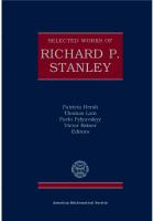 Selected Works of Richard P. Stanley (Collected Works)
 1470416824, 9781470416829