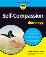 Self-Compassion For Dummies [1 ed.]
 1119796687, 9781119796688