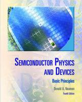 Semiconductor Physics and Devices: Basic Principles [4 ed.]
 0071089020, 9780071089029