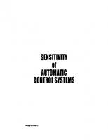 Sensitivity of automatic control systems