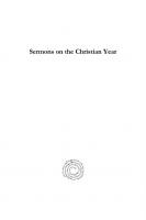 Sermons on the Christian Year
 9781463218263