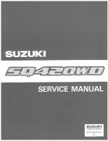 Service Manual -(Engine Drivetrain) Vitara 1999-2005